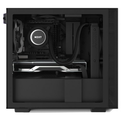 Корпус NZXT H210 Tempered Glass (CA-H210B-B1) Matte Black (Стан нового, 667363) купити з перевіркою сумісності: огляд, характеристики, ціна у Києві, Львові, Вінниці, Хмельницькому, Івано-Франківську, Україні | інтернет-магазин TELEMART.UA фото