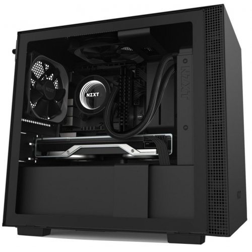 Корпус NZXT H210 Tempered Glass (CA-H210B-B1) Matte Black (Стан нового, 667363) купити з перевіркою сумісності: огляд, характеристики, ціна у Києві, Львові, Вінниці, Хмельницькому, Івано-Франківську, Україні | інтернет-магазин TELEMART.UA фото