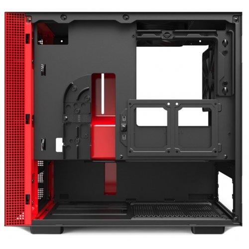 Корпус NZXT H210 Tempered Glass (CA-H210B-BR) Matte Black/Red (Стан нового, 667370) купити з перевіркою сумісності: огляд, характеристики, ціна у Києві, Львові, Вінниці, Хмельницькому, Івано-Франківську, Україні | інтернет-магазин TELEMART.UA фото