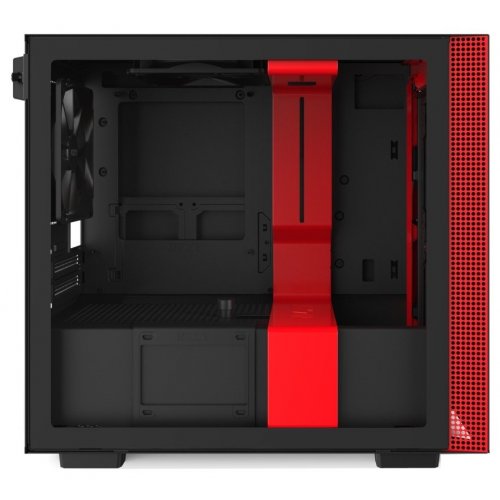 Купить Корпус NZXT H210 Tempered Glass (CA-H210B-BR) Matte Black/Red (Состояние нового, 667370) с проверкой совместимости: обзор, характеристики, цена в Киеве, Днепре, Одессе, Харькове, Украине | интернет-магазин TELEMART.UA фото