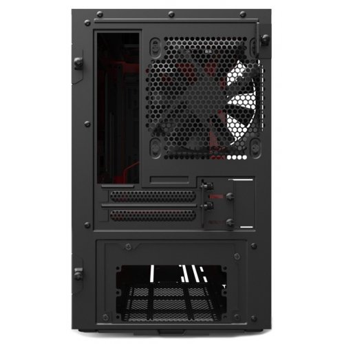 Корпус NZXT H210 Tempered Glass (CA-H210B-BR) Matte Black/Red (Стан нового, 667370) купити з перевіркою сумісності: огляд, характеристики, ціна у Києві, Львові, Вінниці, Хмельницькому, Івано-Франківську, Україні | інтернет-магазин TELEMART.UA фото