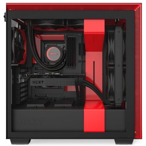 Купить Корпус NZXT H710 (CA-H710B-BR) Black/Red (Состояние нового, 667396) с проверкой совместимости: обзор, характеристики, цена в Киеве, Днепре, Одессе, Харькове, Украине | интернет-магазин TELEMART.UA фото