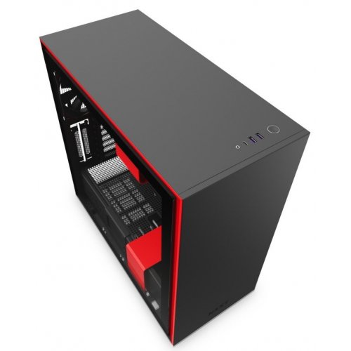 Купить Корпус NZXT H710 (CA-H710B-BR) Black/Red (Состояние нового, 667396) с проверкой совместимости: обзор, характеристики, цена в Киеве, Днепре, Одессе, Харькове, Украине | интернет-магазин TELEMART.UA фото