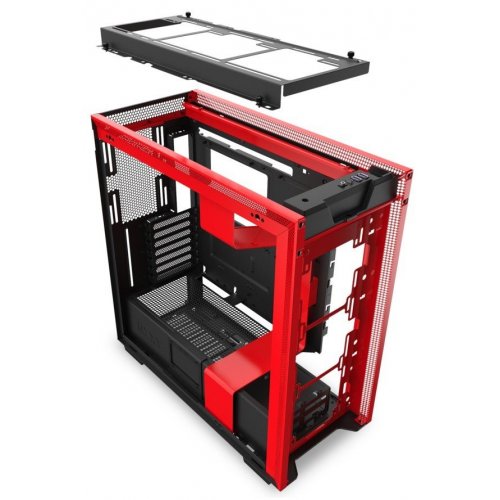 Купить Корпус NZXT H710 (CA-H710B-BR) Black/Red (Состояние нового, 667396) с проверкой совместимости: обзор, характеристики, цена в Киеве, Днепре, Одессе, Харькове, Украине | интернет-магазин TELEMART.UA фото