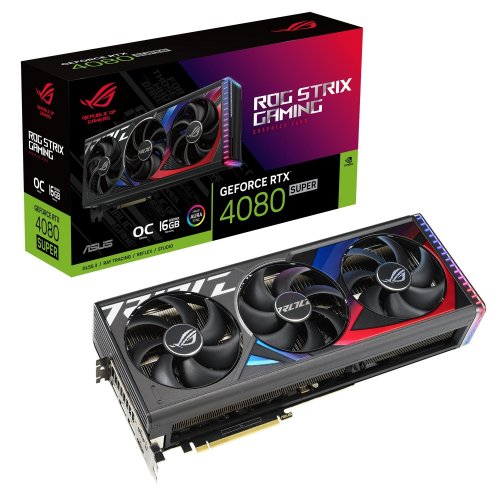 Уцінка відеокарта Asus ROG Strix GeForce RTX 4080 SUPER OC 16384MB (ROG-STRIX-RTX4080S-O16G-GAMING) (Сліди встановлення, 667512) купити з перевіркою сумісності: огляд, характеристики, ціна у Києві, Львові, Вінниці, Хмельницькому, Івано-Франківську, Україні | інтернет-магазин TELEMART.UA фото