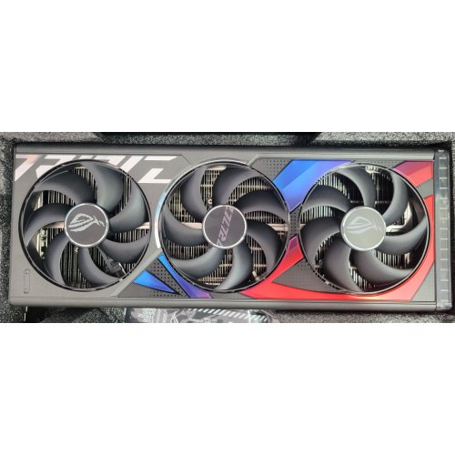 Купить Уценка видеокарта Asus ROG Strix GeForce RTX 4080 SUPER OC 16384MB (ROG-STRIX-RTX4080S-O16G-GAMING) (Следы установки, 667512) с проверкой совместимости: обзор, характеристики, цена в Киеве, Днепре, Одессе, Харькове, Украине | интернет-магазин TELEMART.UA фото