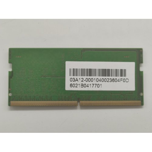 Hynix 8 GB SO-DIMM DDR5 4800 MHz (HMCG66MEBSA095N) (Відновлено продавцем, 667514) купити з перевіркою сумісності: огляд, характеристики, ціна у Києві, Львові, Вінниці, Хмельницькому, Івано-Франківську, Україні | інтернет-магазин TELEMART.UA фото