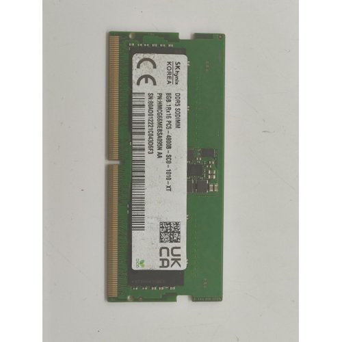 Hynix 8 GB SO-DIMM DDR5 4800 MHz (HMCG66MEBSA095N) (Відновлено продавцем, 667514) купити з перевіркою сумісності: огляд, характеристики, ціна у Києві, Львові, Вінниці, Хмельницькому, Івано-Франківську, Україні | інтернет-магазин TELEMART.UA фото