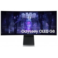 Уценка монитор Samsung 34" Odyssey OLED G8 G85SB (LS34BG850SIXUA) Black (Битые пиксели, 1шт., 667558)