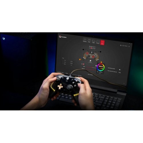 Ігровий маніпулятор Gamesir Kaleid Flux Wired Black купити в Україні: Київ, Львів, Хмельницький, Тернопіль, Івано-Франківськ | Низька ціна, відгуки, характеристики від TELEMART фото