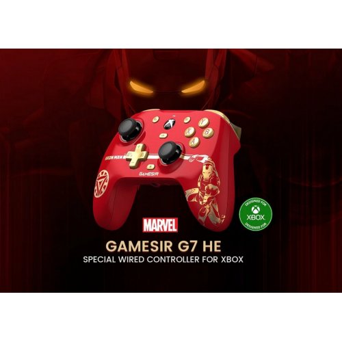 Купить Игровой манипулятор Gamesir G7 HE Iron Man - цена в Харькове, Киеве, Днепре, Одессе
в интернет-магазине Telemart фото