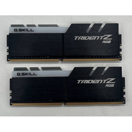 Озп G.Skill DDR4 16GB (2x8GB) 3600Mhz Trident Z RGB (F4-3600C18D-16GTZR) (Відновлено продавцем, 667713) купити з перевіркою сумісності: огляд, характеристики, ціна у Києві, Львові, Вінниці, Хмельницькому, Івано-Франківську, Україні | інтернет-магазин TELEMART.UA фото