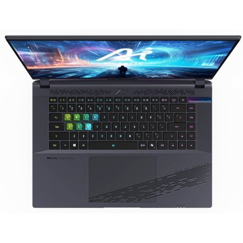 Купити Ноутбук Gigabyte AORUS 16X 9SG 2024 (AORUS 16X 9SG-43KZC54SD) Midnight Gray - ціна в Києві, Львові, Вінниці, Хмельницькому, Франківську, Україні | інтернет-магазин TELEMART.UA фото