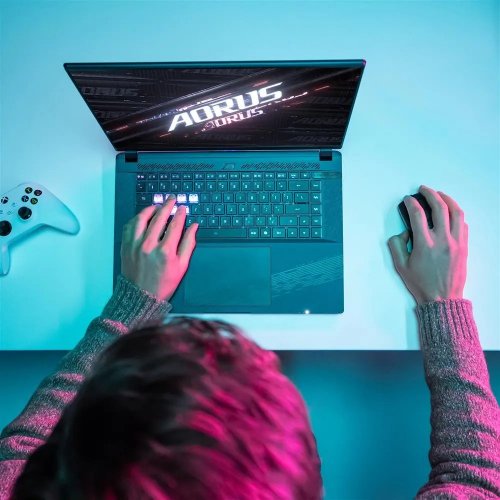 Купити Ноутбук Gigabyte AORUS 16X 9SG 2024 (AORUS 16X 9SG-43KZC54SD) Midnight Gray - ціна в Києві, Львові, Вінниці, Хмельницькому, Франківську, Україні | інтернет-магазин TELEMART.UA фото