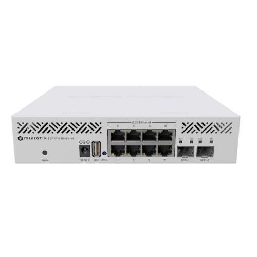 Купить Сетевой коммутатор Mikrotik CRS310 (CRS310-8G+2S+IN) - цена в Харькове, Киеве, Днепре, Одессе
в интернет-магазине Telemart фото