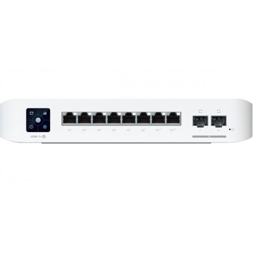 Купити Мережевий комутатор Ubiquiti UniFi Pro 8 PoE (USW-PRO-8-POE) - ціна в Києві, Львові, Вінниці, Хмельницькому, Франківську, Україні | інтернет-магазин TELEMART.UA фото