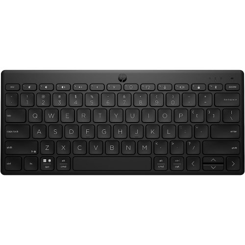 Купити Клавіатура HP 350 Compact Multi-Device Bluetooth (692S8AA) Black - ціна в Києві, Львові, Вінниці, Хмельницькому, Франківську, Україні | інтернет-магазин TELEMART.UA фото