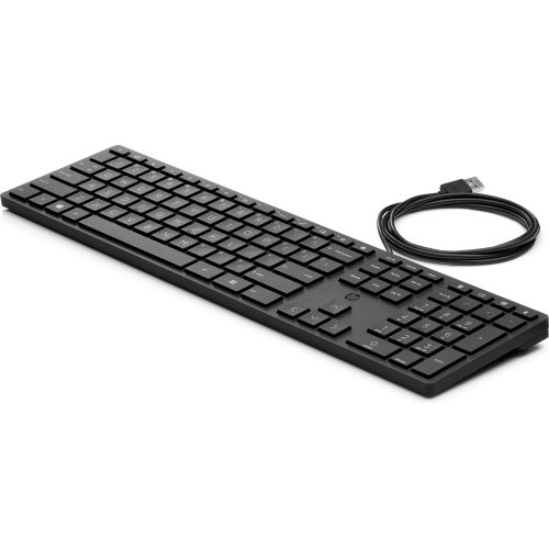 Купити Клавіатура HP 320K USB (9SR37AA) Black - ціна в Києві, Львові, Вінниці, Хмельницькому, Франківську, Україні | інтернет-магазин TELEMART.UA фото