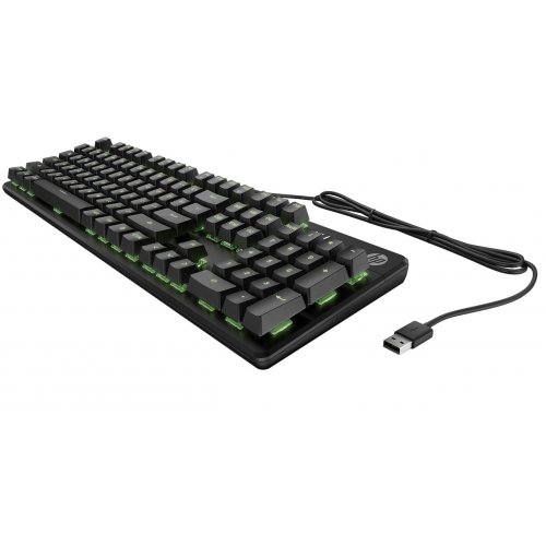 Купити Клавіатура HP Pavilion Gaming 550 RGB Red Hybrid Switch USB (9LY71AA) Black - ціна в Києві, Львові, Вінниці, Хмельницькому, Франківську, Україні | інтернет-магазин TELEMART.UA фото