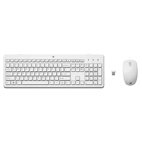 Купити Комплект HP 230 Wireless (3L1F0AA) White - ціна в Києві, Львові, Вінниці, Хмельницькому, Франківську, Україні | інтернет-магазин TELEMART.UA фото