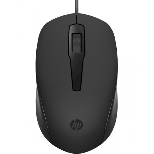 Купити Миша HP 150 USB (240J6AA) Black - ціна в Києві, Львові, Вінниці, Хмельницькому, Франківську, Україні | інтернет-магазин TELEMART.UA фото