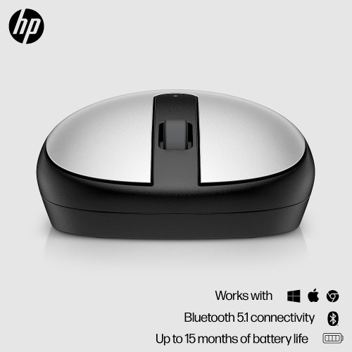 Купить Мышка HP 240 Bluetooth (43N04AA) Silver - цена в Харькове, Киеве, Днепре, Одессе
в интернет-магазине Telemart фото