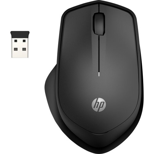 Купить Мышка HP 280 Silent Wireless (19U64AA) Black - цена в Харькове, Киеве, Днепре, Одессе
в интернет-магазине Telemart фото