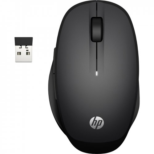 Купить Мышка HP Dual Mode Wireless (6CR71AA) Black - цена в Харькове, Киеве, Днепре, Одессе
в интернет-магазине Telemart фото