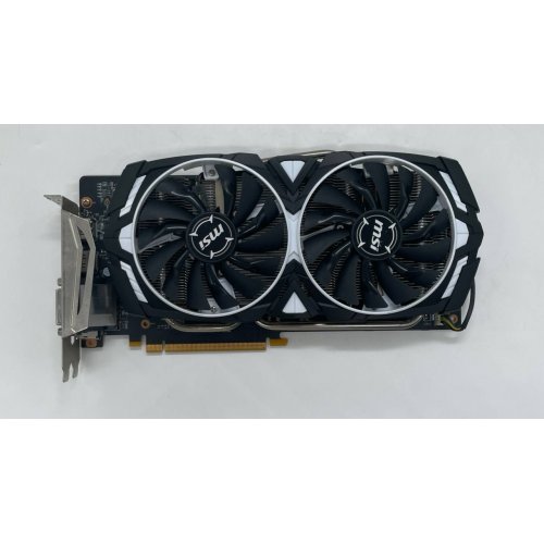 Відеокарта MSI GeForce GTX 1060 ARMOR OC 3072MB (GTX 1060 ARMOR 3G OCV1) (Відновлено продавцем, 668132) купити з перевіркою сумісності: огляд, характеристики, ціна у Києві, Львові, Вінниці, Хмельницькому, Івано-Франківську, Україні | інтернет-магазин TELEMART.UA фото