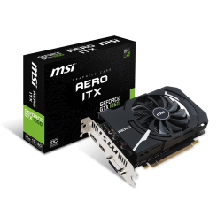 Відеокарта MSI GeForce GTX 1050 AERO ITX OC 2048MB (GTX 1050 AERO ITX 2G OCV1) (Відновлено продавцем, 668148)