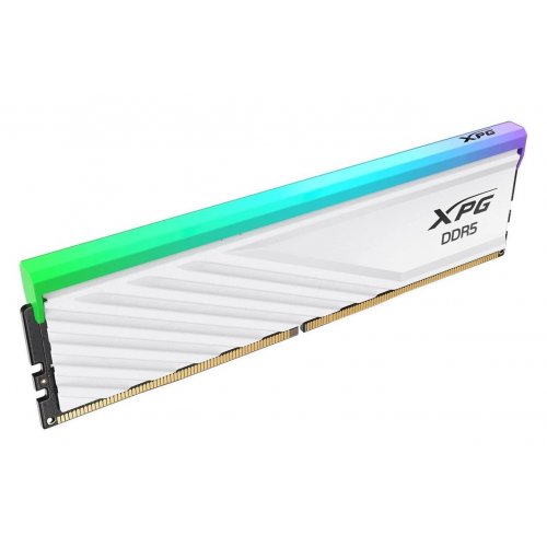 Купить Уценка озу ADATA DDR5 32GB (2x16GB) 6400MHz XPG Lancer Blade RGB White (AX5U6400C3216G-DTLABRWH) (вскрита упаковка, 668209) с проверкой совместимости: обзор, характеристики, цена в Киеве, Днепре, Одессе, Харькове, Украине | интернет-магазин TELEMART.UA фото