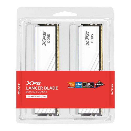 Купить Уценка озу ADATA DDR5 32GB (2x16GB) 6400MHz XPG Lancer Blade RGB White (AX5U6400C3216G-DTLABRWH) (вскрита упаковка, 668209) с проверкой совместимости: обзор, характеристики, цена в Киеве, Днепре, Одессе, Харькове, Украине | интернет-магазин TELEMART.UA фото