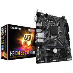 Материнська плата Gigabyte H310M S2 2.0 (s1151-V2, Intel H310) (Відновлено продавцем, 668234)