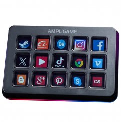 Контролер для стрімінга Fifine Stream Deck D6 Black