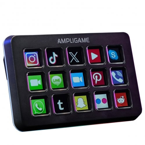 Купити Контролер для стрімінга Fifine Stream Deck D6 Black - ціна в Києві, Львові, Вінниці, Хмельницькому, Франківську, Україні | інтернет-магазин TELEMART.UA фото