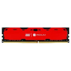 Озу GoodRAM DDR4 4GB 2400Mhz IRDM Red (IR-R2400D464L15S/4G) (Восстановлено продавцом, 668293)