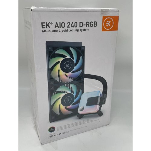 Купить Готовая сво EKWB EK-AIO 240 D-RGB (3831109815830) (Состояние нового, 668314) с проверкой совместимости: обзор, характеристики, цена в Киеве, Днепре, Одессе, Харькове, Украине | интернет-магазин TELEMART.UA фото