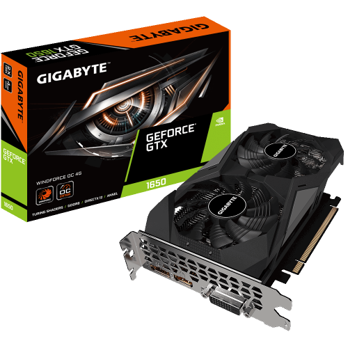 Відеокарта Gigabyte GeForce GTX 1650 D6 WindForce OC 4096MB (GV-N1656WF2OC-4GD) (Відновлено продавцем, 668476) купити з перевіркою сумісності: огляд, характеристики, ціна у Києві, Львові, Вінниці, Хмельницькому, Івано-Франківську, Україні | інтернет-магазин TELEMART.UA фото