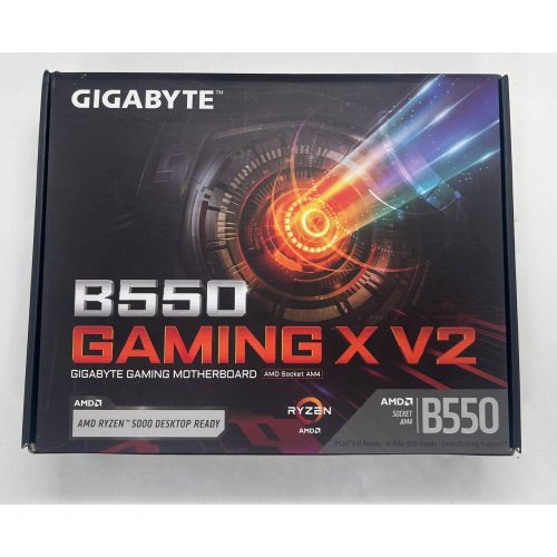 Материнська плата Gigabyte B550 GAMING X V2 (sAM4, AMD B550) (Відновлено продавцем, 668564) купити з перевіркою сумісності: огляд, характеристики, ціна у Києві, Львові, Вінниці, Хмельницькому, Івано-Франківську, Україні | інтернет-магазин TELEMART.UA фото