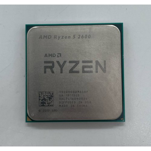 Процесор AMD Ryzen 5 2600 3.4(3.9)GHz 16MB sAM4 Tray (YD2600BBM6IAF) (Відновлено продавцем, 669121) купити з перевіркою сумісності: огляд, характеристики, ціна у Києві, Львові, Вінниці, Хмельницькому, Івано-Франківську, Україні | інтернет-магазин TELEMART.UA фото