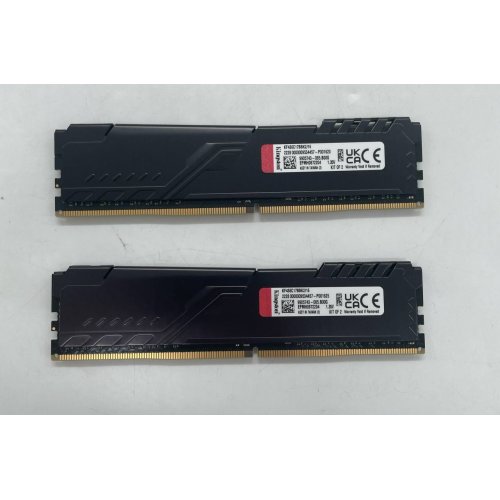 Озп Kingston DDR4 16GB (2x8GB) 3600Mhz FURY Beast Black (KF436C17BBK2/16) (Відновлено продавцем, 669127) купити з перевіркою сумісності: огляд, характеристики, ціна у Києві, Львові, Вінниці, Хмельницькому, Івано-Франківську, Україні | інтернет-магазин TELEMART.UA фото