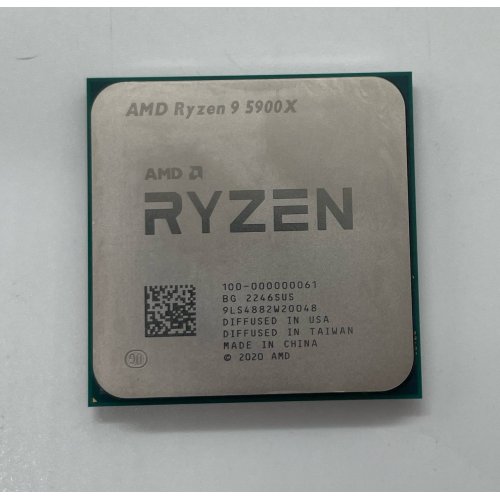 Процесор AMD Ryzen 9 5900X 3.7(4.8)GHz 64MB sAM4 Tray (100-000000061) (Відновлено продавцем, 669138) купити з перевіркою сумісності: огляд, характеристики, ціна у Києві, Львові, Вінниці, Хмельницькому, Івано-Франківську, Україні | інтернет-магазин TELEMART.UA фото