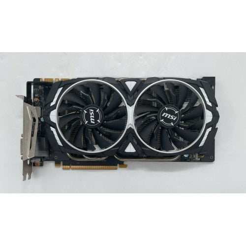 Відеокарта MSI GeForce GTX 1070 ARMOR OC 8192MB (GTX 1070 ARMOR 8G OC) (Відновлено продавцем, 669318) купити з перевіркою сумісності: огляд, характеристики, ціна у Києві, Львові, Вінниці, Хмельницькому, Івано-Франківську, Україні | інтернет-магазин TELEMART.UA фото