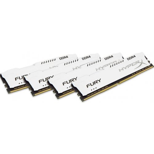 Продати ОЗП Kingston DDR4 32GB (4x8GB) 2133Mhz HyperX FURY White (HX421C14FW2K4/32) за Trade-In у інтернет-магазині Телемарт - Київ, Дніпро, Україна фото