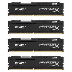 ОЗП Kingston DDR4 32GB (4x8GB) 2133Mhz HyperX FURY Black (HX421C14FB2K4/32)