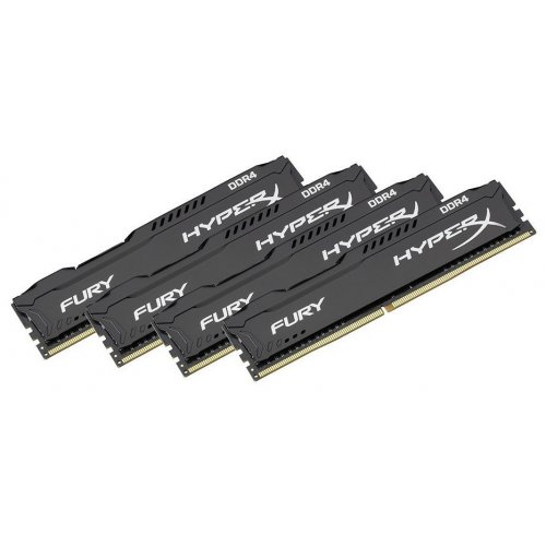 Продати ОЗП Kingston DDR4 32GB (4x8GB) 2133Mhz HyperX FURY Black (HX421C14FB2K4/32) за Trade-In у інтернет-магазині Телемарт - Київ, Дніпро, Україна фото