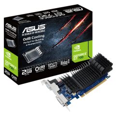 Видеокарта Asus GeForce GT 730 GDDR5 2048MB (GT730-SL-2GD5-BRK-E) (Восстановлено продавцом, 669433)