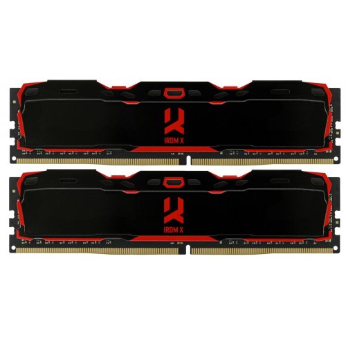 Озп GoodRAM DDR4 16GB (2x8GB) 2666Mhz IRDM X Black (IR-X2666D464L16S/16GDC) (Відновлено продавцем, 669459) купити з перевіркою сумісності: огляд, характеристики, ціна у Києві, Львові, Вінниці, Хмельницькому, Івано-Франківську, Україні | інтернет-магазин TELEMART.UA фото