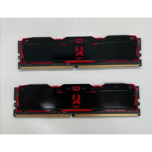 Купить Озу GoodRAM DDR4 16GB (2x8GB) 2666Mhz IRDM X Black (IR-X2666D464L16S/16GDC) (Восстановлено продавцом, 669459) с проверкой совместимости: обзор, характеристики, цена в Киеве, Днепре, Одессе, Харькове, Украине | интернет-магазин TELEMART.UA фото