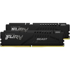 Озу Kingston DDR5 32GB (2x16GB) 6000Mhz FURY Beast Black (KF560C40BBK2-32) (Восстановлено продавцом, 669473)